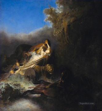 Violación de Proserpina Rembrandt Pinturas al óleo